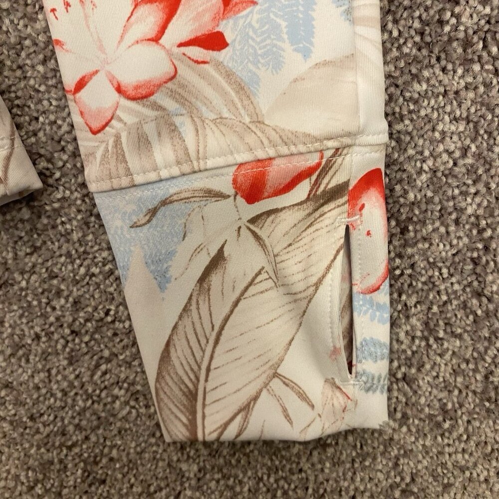 Tommy Bahama Everyday Active Women's 1/2 Zip Jacket Floral Pockets Size M NWT - Picture 6 of 13